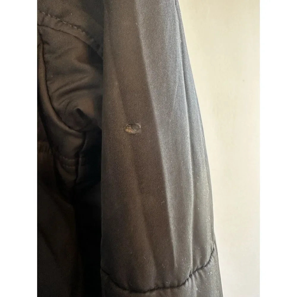 Nike Men's Golf Reversible Synthetic Fill‎ Jacket Black Winter Puffer Sz L  Flaw
